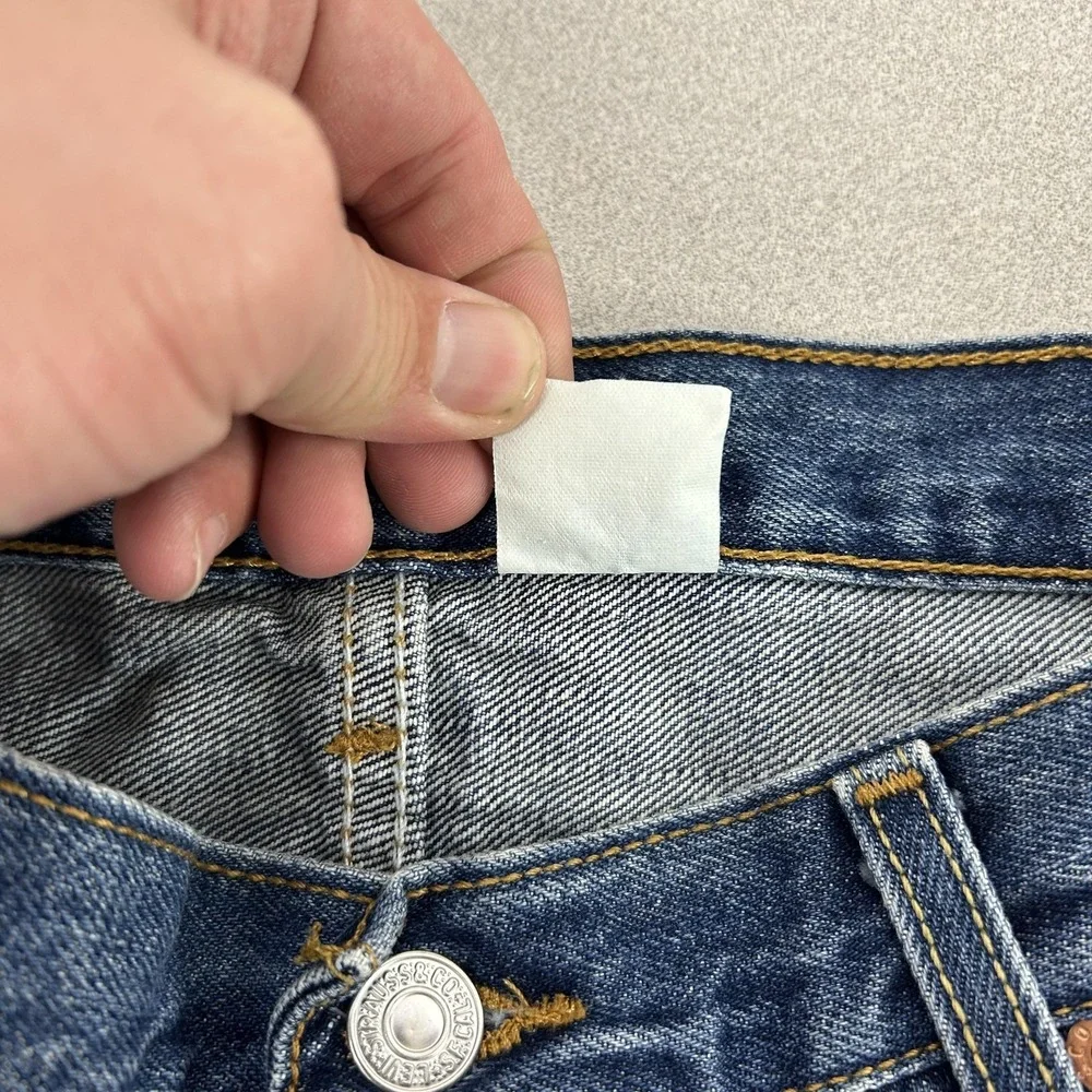 VTG Levis 501‎ Jeans Mens 36x30 (fit 34x30) Blue Button Fly Straight Leg Denim